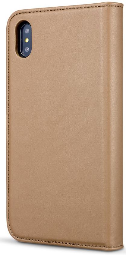 Apple iPhone XS Max Leren 2-in-1 Bookcase en Back Cover Hoesje Bruin afbeelding 9