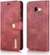 Samsung Galaxy A5 (2017) Echt Leren Portemonnee Hoesje Rood afbeelding 3