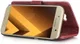 Samsung Galaxy A5 (2017) Echt Leren Portemonnee Hoesje Rood afbeelding 5