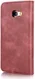 Samsung Galaxy A5 (2017) Echt Leren Portemonnee Hoesje Rood afbeelding 8
