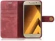 Samsung Galaxy A5 (2017) Echt Leren Portemonnee Hoesje Rood afbeelding 10