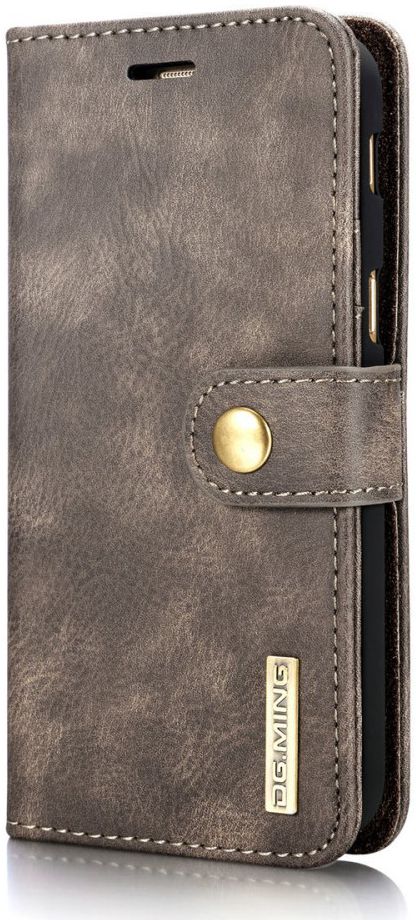 Samsung Galaxy A5 (2017) Echt Leren Portemonnee Hoesje Coffee afbeelding 8