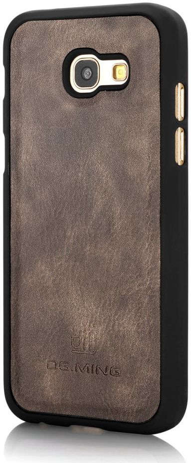 Samsung Galaxy A5 (2017) Echt Leren Portemonnee Hoesje Coffee afbeelding 10