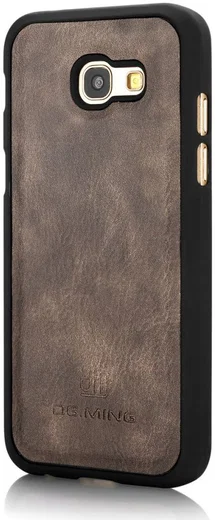 Samsung Galaxy A5 (2017) Echt Leren Portemonnee Hoesje Coffee afbeelding 10
