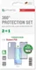 4smarts Colour Frame Tempered Glass + TPU Hoesje Huawei P30 Zwart afbeelding 4