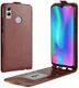 Huawei P Smart (2019) Verticaal Flip Hoesje Bruin afbeelding 1