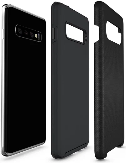 Eiger North Case Hybride Back Cover Samsung Galaxy S10 Zwart afbeelding 2