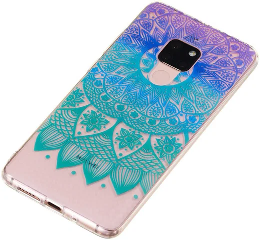 Huawei Mate 20 TPU Back Cover met Print Mandala afbeelding 2