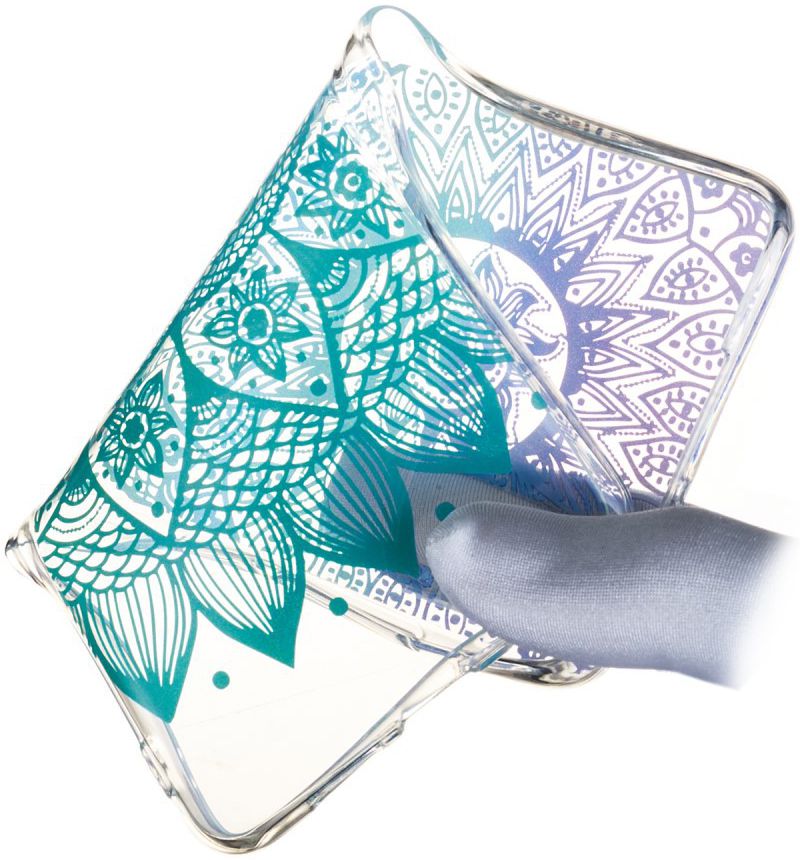 Huawei Mate 20 TPU Back Cover met Print Mandala afbeelding 3