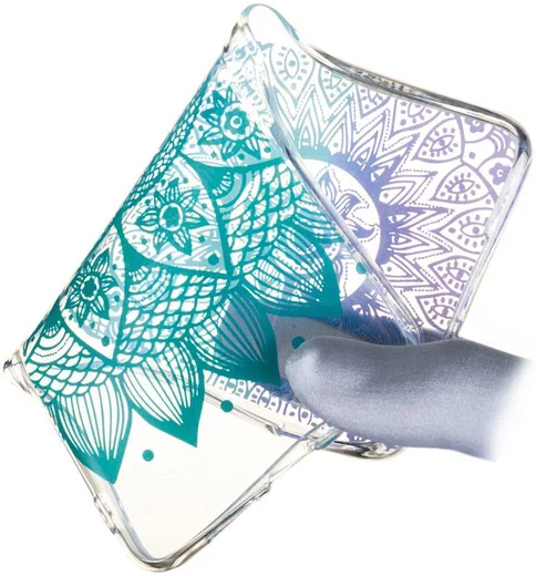 Huawei Mate 20 TPU Back Cover met Print Mandala afbeelding 3