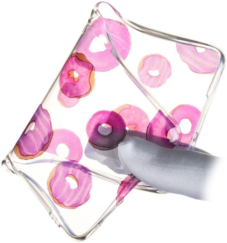 Samsung Galaxy S10E TPU Back Cover met Print Donut afbeelding 3