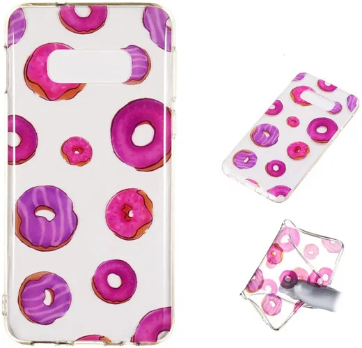 Samsung Galaxy S10E TPU Back Cover met Print Donut afbeelding 5