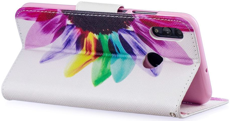 Huawei P Smart (2019) Portemonnee Hoesje met Bloemblad Print afbeelding 5