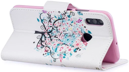 Huawei P Smart (2019) Portemonnee Hoesje met Boom Print afbeelding 5