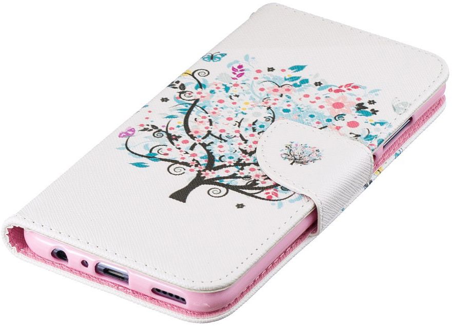 Huawei P Smart (2019) Portemonnee Hoesje met Boom Print afbeelding 6