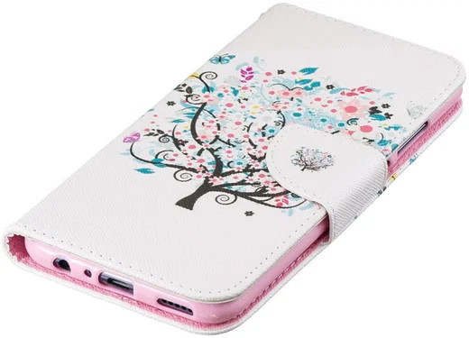 Huawei P Smart (2019) Portemonnee Hoesje met Boom Print afbeelding 6