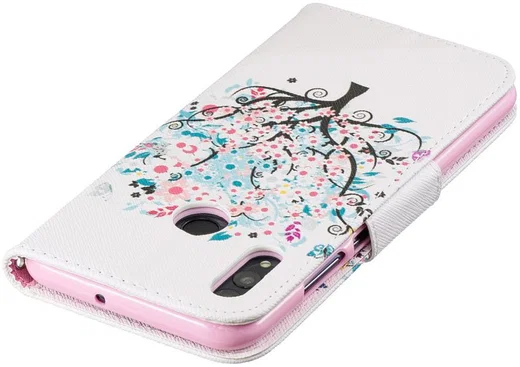 Huawei P Smart (2019) Portemonnee Hoesje met Boom Print afbeelding 8