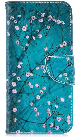 Huawei P Smart (2019) Portemonnee Hoesje met Takken Print afbeelding 1