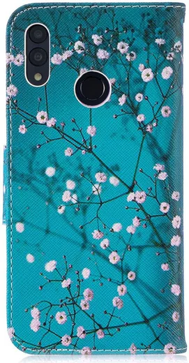 Huawei P Smart (2019) Portemonnee Hoesje met Takken Print afbeelding 4