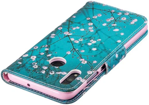 Huawei P Smart (2019) Portemonnee Hoesje met Takken Print afbeelding 6