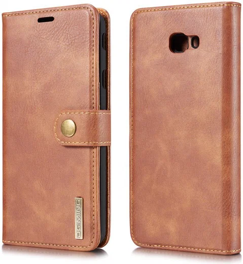 Samsung Galaxy J4 Plus Leren 2-in-1 Portemonnee Hoesje Bruin afbeelding 8