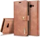 Samsung Galaxy J4 Plus Leren 2-in-1 Portemonnee Hoesje Bruin afbeelding 2