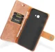 Samsung Galaxy J4 Plus Leren 2-in-1 Portemonnee Hoesje Bruin afbeelding 1