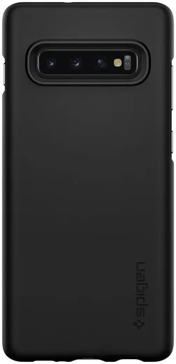 Spigen Thin Fit Hoesje Samsung Galaxy S10 Zwart afbeelding 2