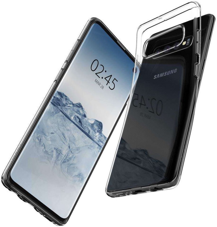 Spigen Liquid Crystal Hoesje Samsung Galaxy S10 Transparant afbeelding 4