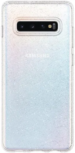 Spigen Liquid Crystal Hoesje Samsung Galaxy S10 Glitter Transparant afbeelding 4