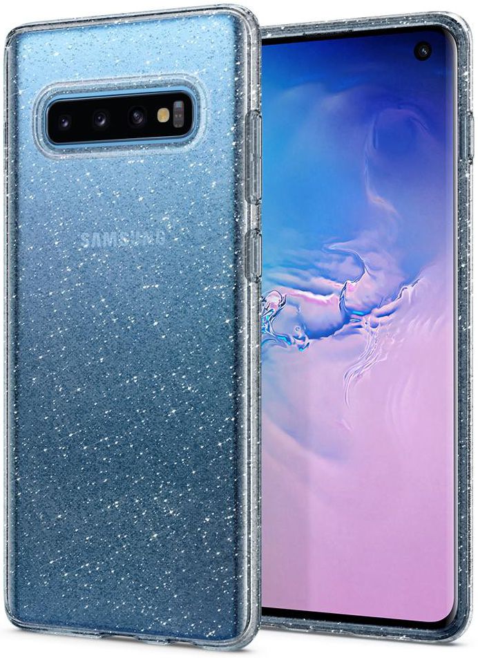 Spigen Liquid Crystal Hoesje Samsung Galaxy S10 Glitter Transparant afbeelding 14