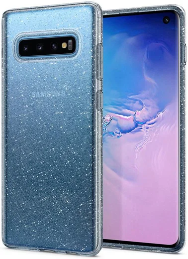 Spigen Liquid Crystal Hoesje Samsung Galaxy S10 Glitter Transparant afbeelding 14
