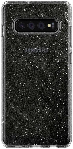 Spigen Liquid Crystal Hoesje Samsung Galaxy S10 Glitter Transparant afbeelding 11
