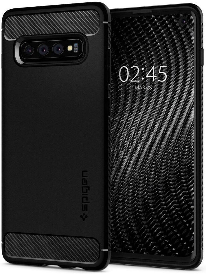 Spigen Rugged Armor Hoesje Samsung Galaxy S10 Zwart afbeelding 13
