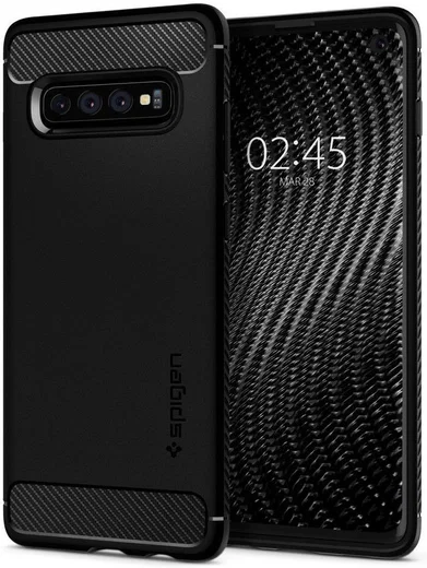 Spigen Rugged Armor Hoesje Samsung Galaxy S10 Zwart afbeelding 13