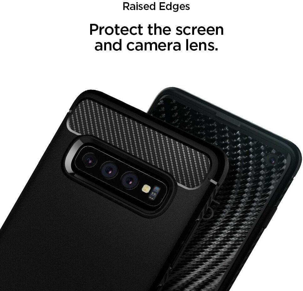 Spigen Rugged Armor Hoesje Samsung Galaxy S10 Zwart afbeelding 10