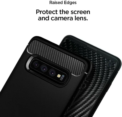 Spigen Rugged Armor Hoesje Samsung Galaxy S10 Zwart afbeelding 10