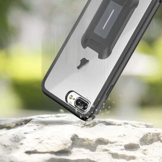 Armor X BX-Series Apple iPhone 8 / 7 Robuust Hoesje Transparant Zwart afbeelding 3