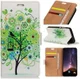 Huawei P30 Lite Portemonnee Hoesje met Print Tree afbeelding 3