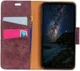 Honor View 20 Echt Leren Portemonnee Hoesje Rood afbeelding 3