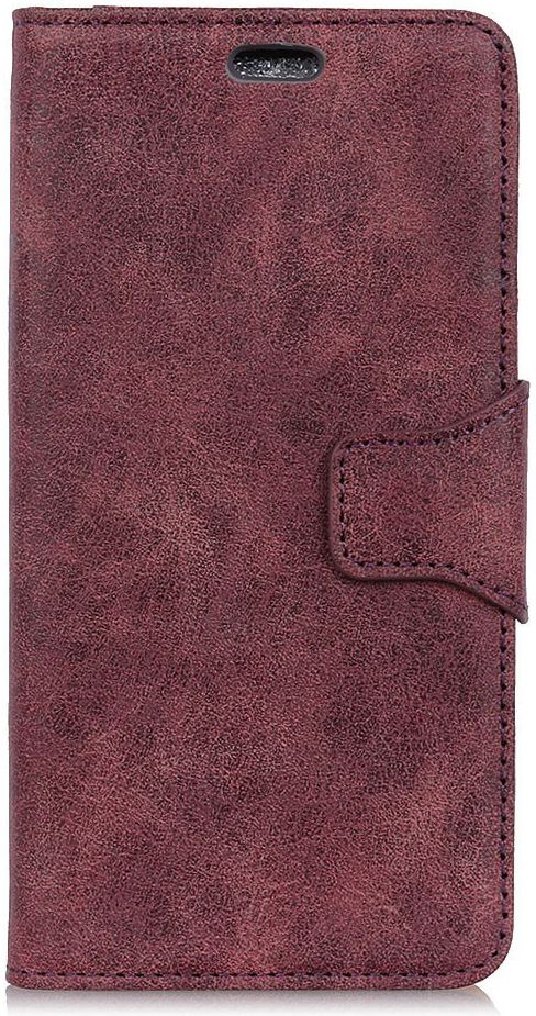Honor View 20 Echt Leren Portemonnee Hoesje Rood afbeelding 4