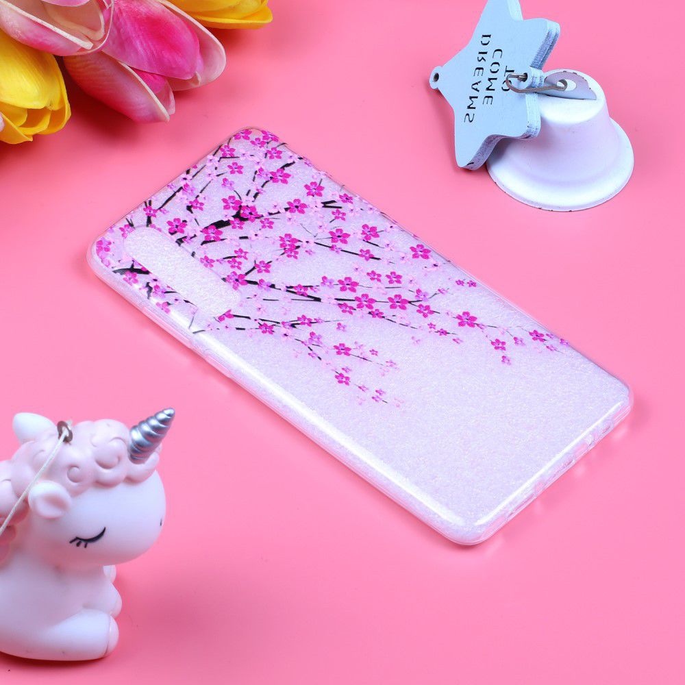 Huawei P30 TPU Backcover met Bloesem afbeelding 5