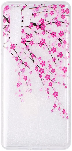 Huawei P30 TPU Backcover met Bloesem Print afbeelding 2