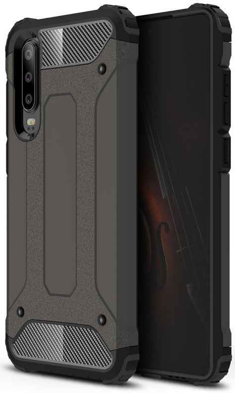 Huawei P30 Hybride Hoesje Grijs afbeelding 1
