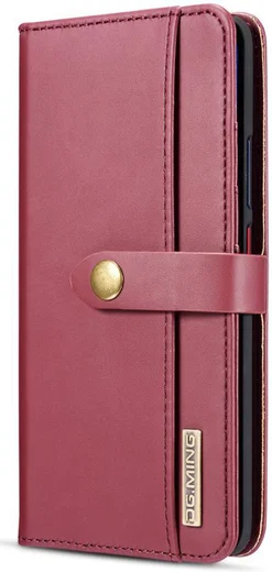 Huawei Mate 20 Pro Leren 2-in-1 Bookcase en Back Cover Hoesje Rood afbeelding 4