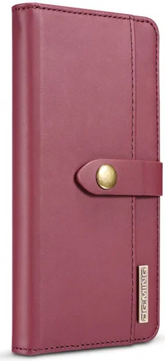 Huawei Mate 20 Pro Leren 2-in-1 Bookcase en Back Cover Hoesje Rood afbeelding 7