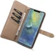 Huawei Mate 20 Pro Leren 2-in-1 Bookcase en Back Cover Hoesje Bruin afbeelding 13