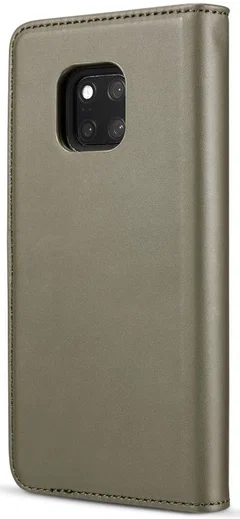Huawei Mate 20 Pro Leren 2-in-1 Bookcase en Back Cover Hoesje Groen afbeelding 7
