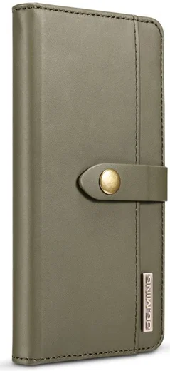 Huawei Mate 20 Pro Leren 2-in-1 Bookcase en Back Cover Hoesje Groen afbeelding 9
