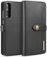 Huawei P20 Pro Leren 2-in-1 Bookcase en Back Cover Hoesje Zwart afbeelding 4